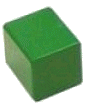 green cube