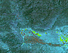 False color IR  satellite image